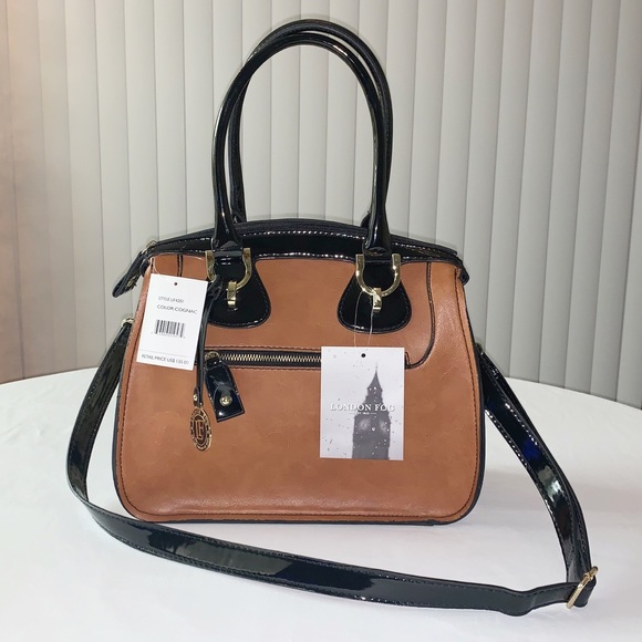 London Fog Handbags - 🟡 3 FOR $20 | London Fog - Cognac Satchel